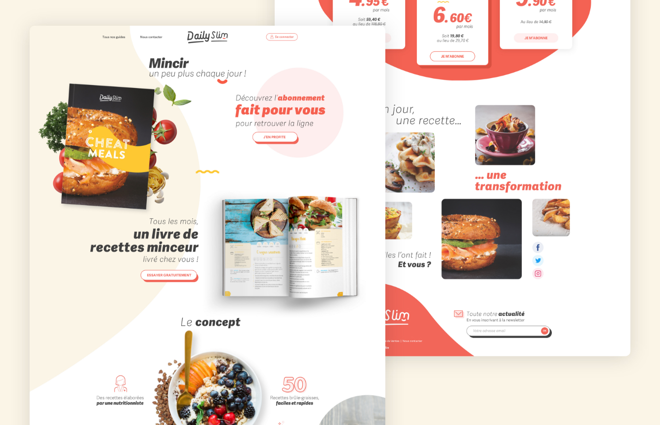DailySlim - Landing page